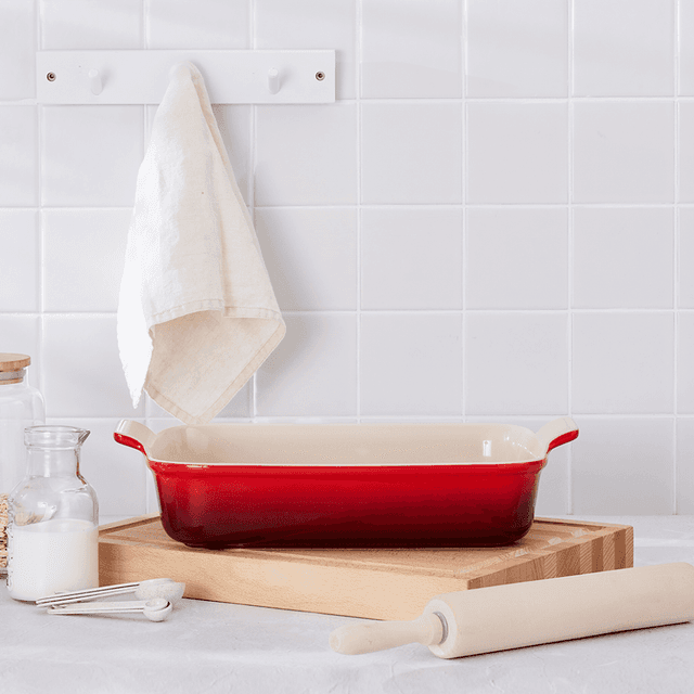 image of Large stoneware dish