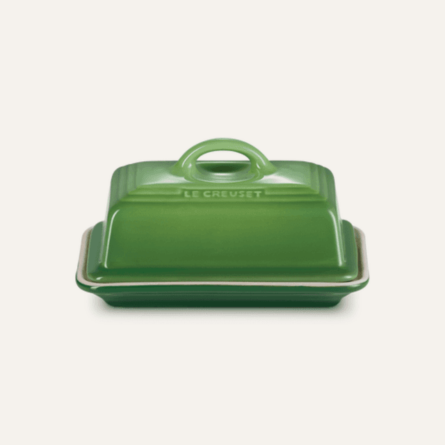 image of Stoneware butter dish