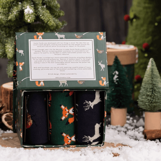 image of 3 pairs of men's bamboo socks