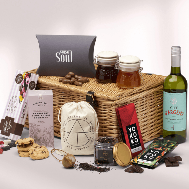 image of White wine deli hamper