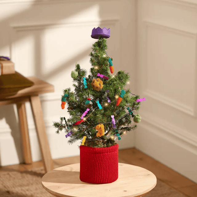 image of Christmas party tree